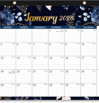 2026 Desk Calendar - Jan 2026 - Dec 2026, 12 Months Large 2026 Desk Calendar, 17" x 12", Desk Pad, Large Ruled Blocks, to-do List & Notes, Best Desk/Wall Calendar for Planning or Organizing