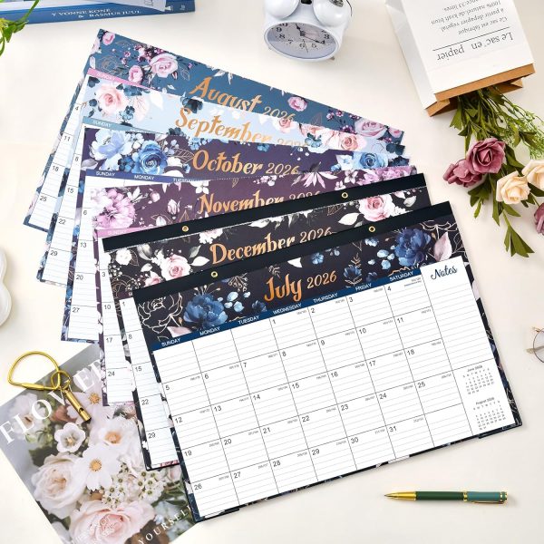 2026 Desk Calendar - Jan 2026 - Dec 2026, 12 Months Large 2026 Desk Calendar, 17" x 12", Desk Pad, Large Ruled Blocks, to-do List & Notes, Best Desk/Wall Calendar for Planning or Organizing - Image 7