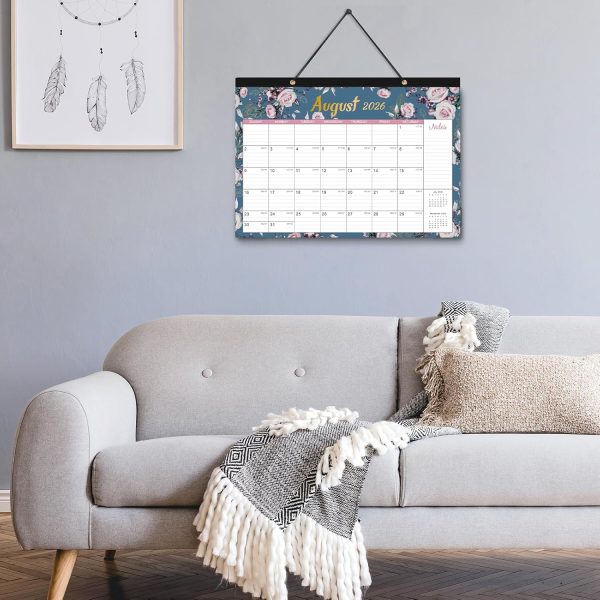 2026 Desk Calendar - Jan 2026 - Dec 2026, 12 Months Large 2026 Desk Calendar, 17" x 12", Desk Pad, Large Ruled Blocks, to-do List & Notes, Best Desk/Wall Calendar for Planning or Organizing - Image 8