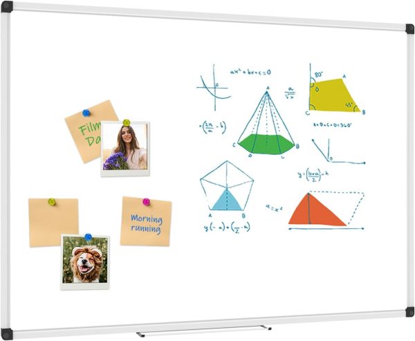XBoard Magnetic Whiteboard 48 x 36, White Board 4 x 3, Dry Erase Board with Detachable Marker Tray - Image 3